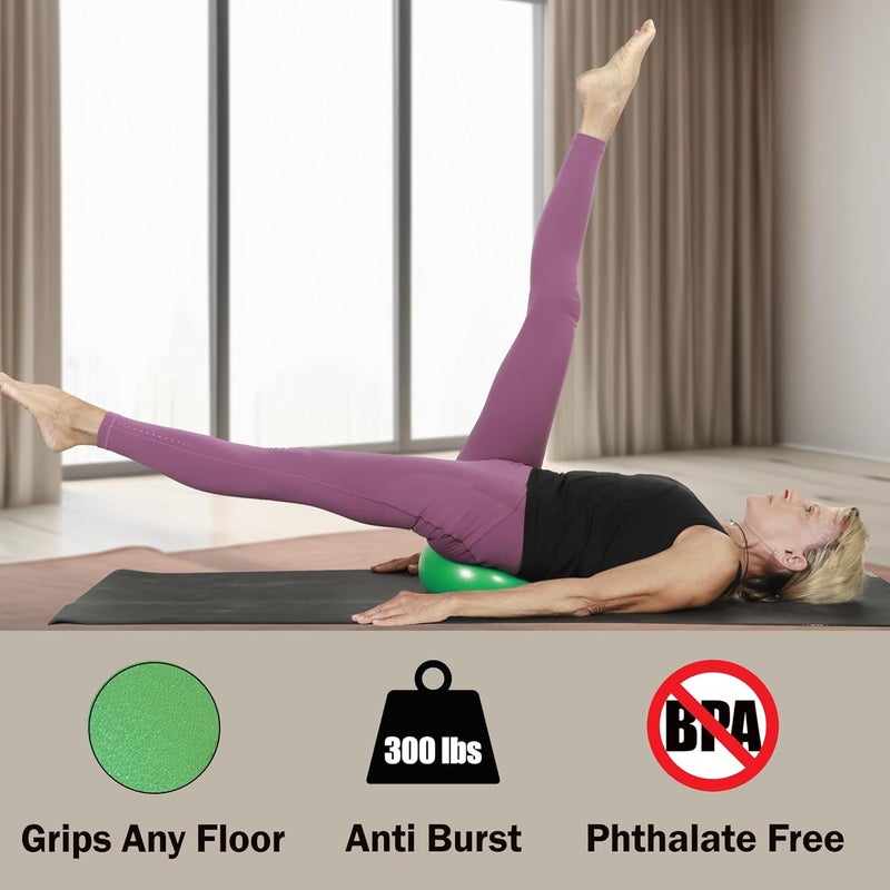 Bender Ball The Original 9 inch Pilates Ball for Abs, Core & Back, Core Training Ball, Small Crunch Exercise Ball, Includes 5 Streaming Videos + Core Training/Bun & Thighs DVD or Without DVD - Image 3